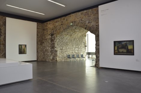Blick auf die Feininger-Empore, Foto: Siegfried Gergele, Kunstmuseum Moritzburg
